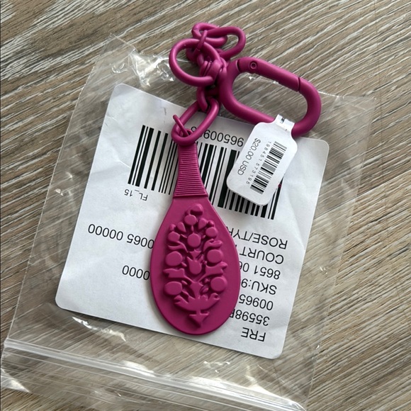 Free People Court Keyring Frosted Magenta - Picture 2 of 2